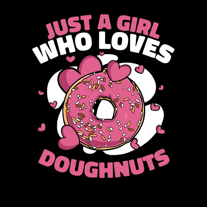 Mädchen, Das Donuts liebt Donuts Maker Glasiert