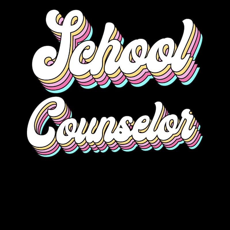 School Counselor Retro 80s 90s