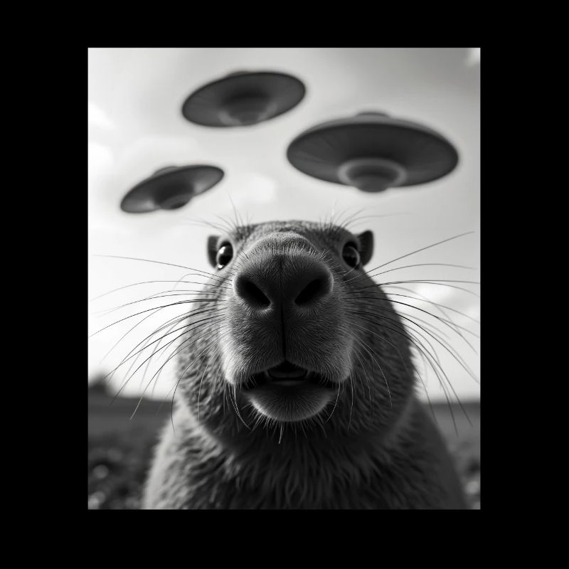 Costume de capybara graphique drôle capybara