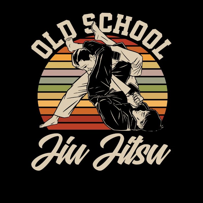 Style rétro Jiu Jitsu à l’ancienne