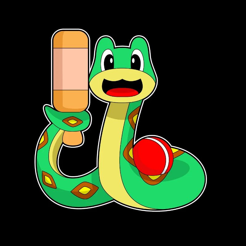 Snake Cricket Cricket Bat