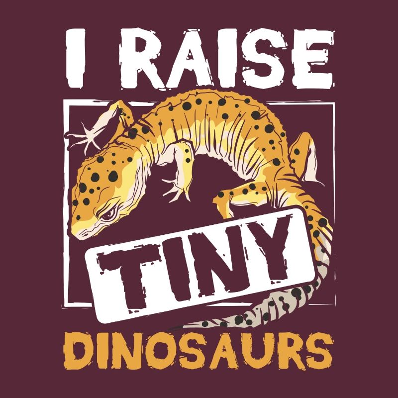 I raise tiny dinosaurs leopard gecko