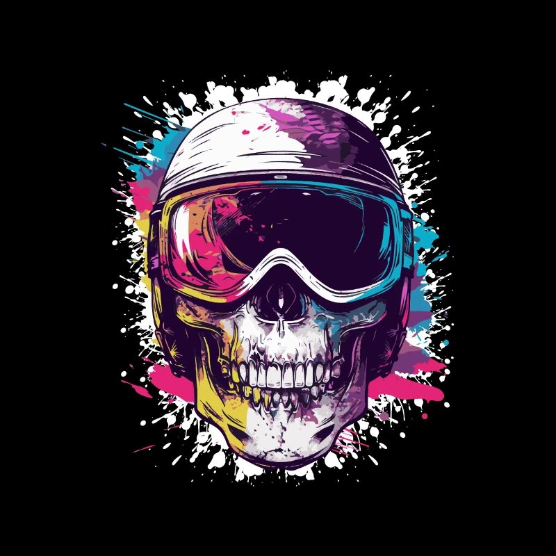 Ski Skull Ski Goggles