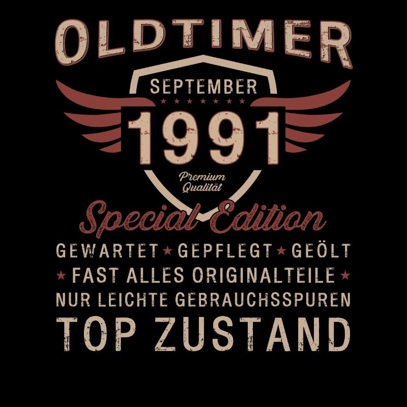 33. Geburtstag Oldtimer September 1991 Jahrgang 91