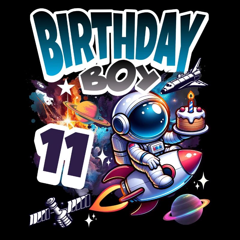 Astronaute 11e anniversaire Espace