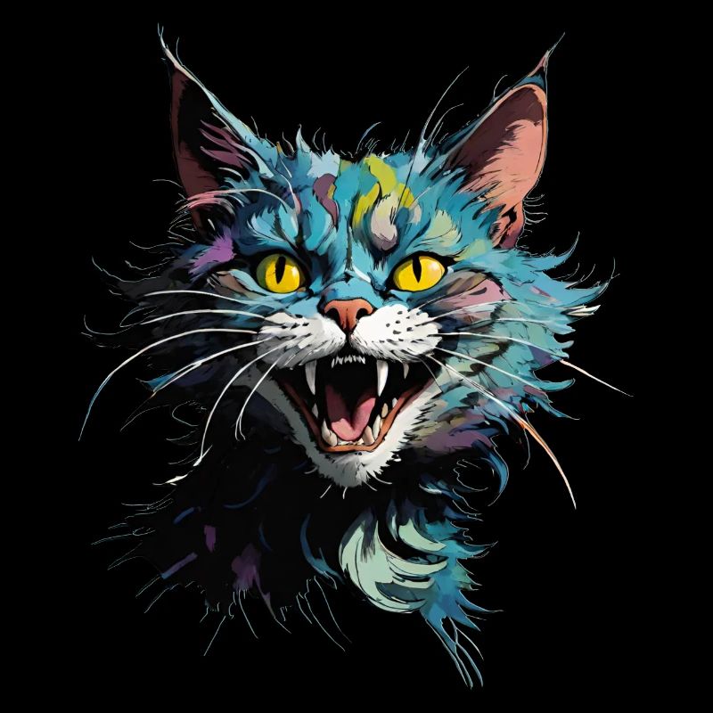 crazy cat