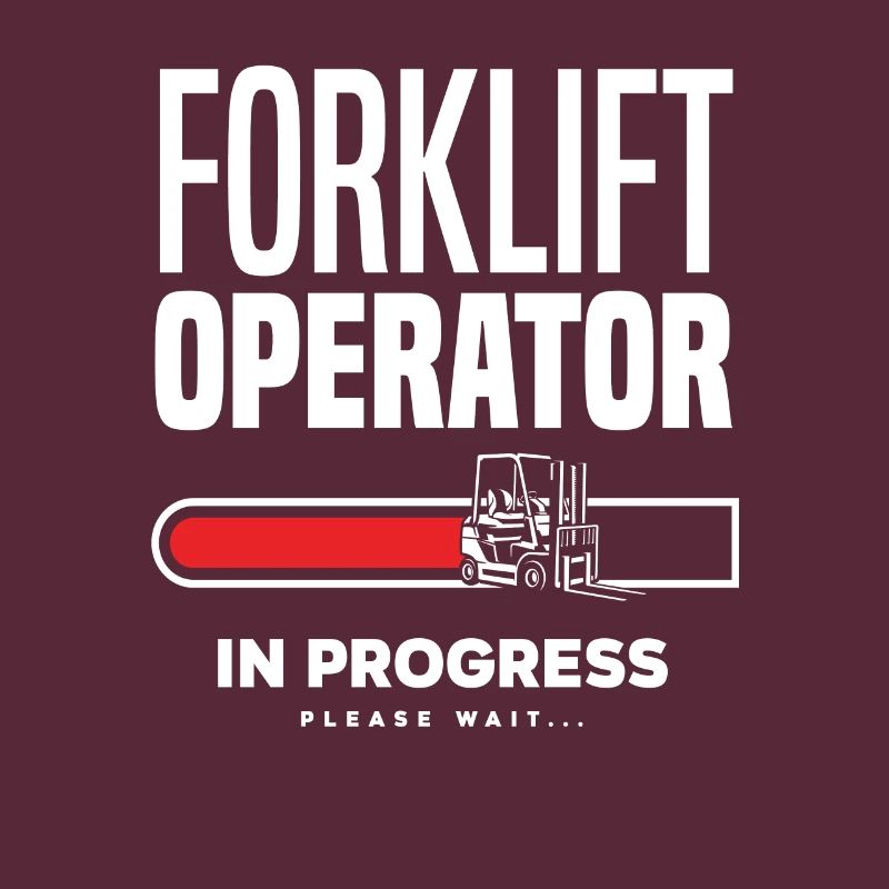Forklift Driver Progress Please Wait