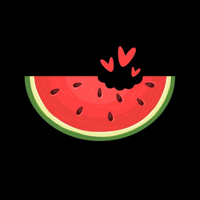 Melon pastèque Fruit d’été Cadeau végétalien