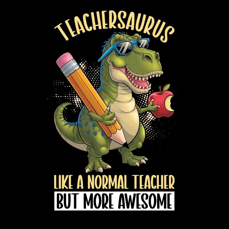 Teachersaurus Rex Dinosaure Professeur Professeur