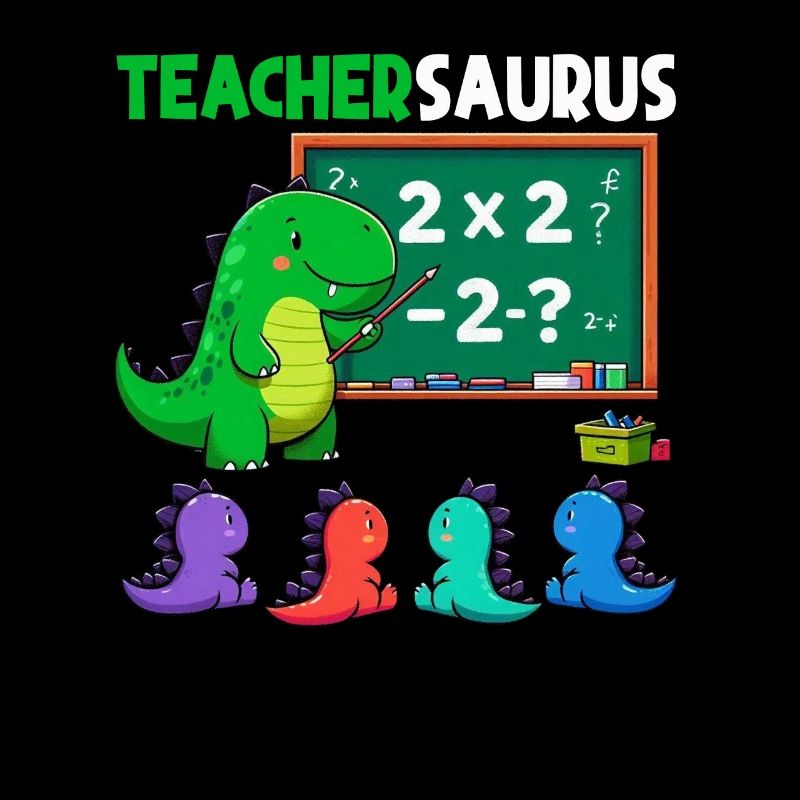 Teachersaurus Rex Dinosaure Professeur Professeur