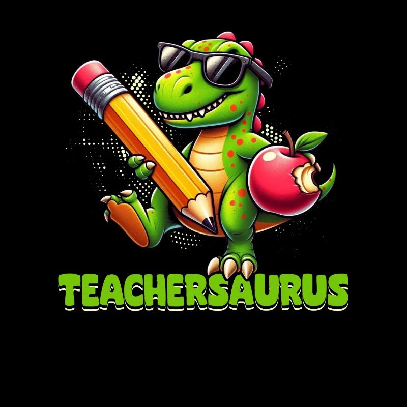 Teachersaurus Rex Dinosaure Professeur Professeur