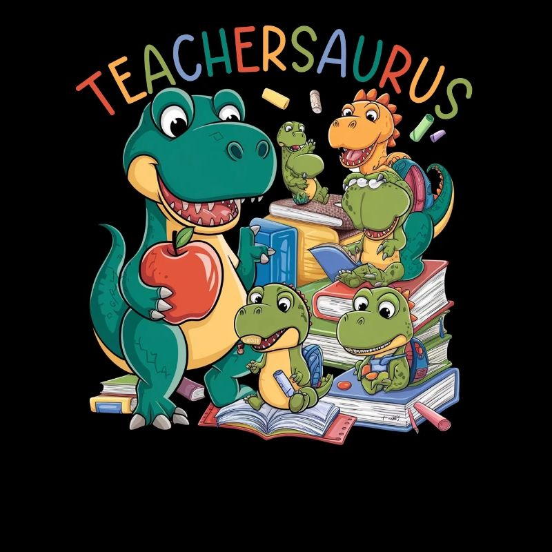 Teachersaurus Rex Dinosaure Professeur Professeur