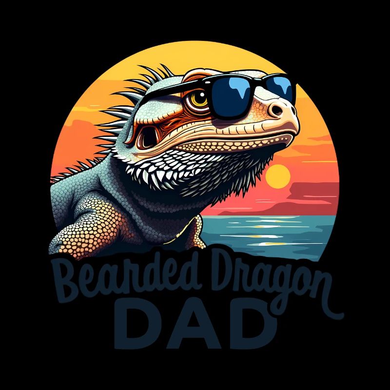 Bearded Dragon Saying Dad Funny Bearded Dragon Gift