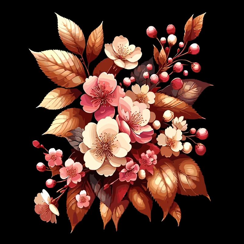Boho Blumenstrauß Herbstblütenzauber