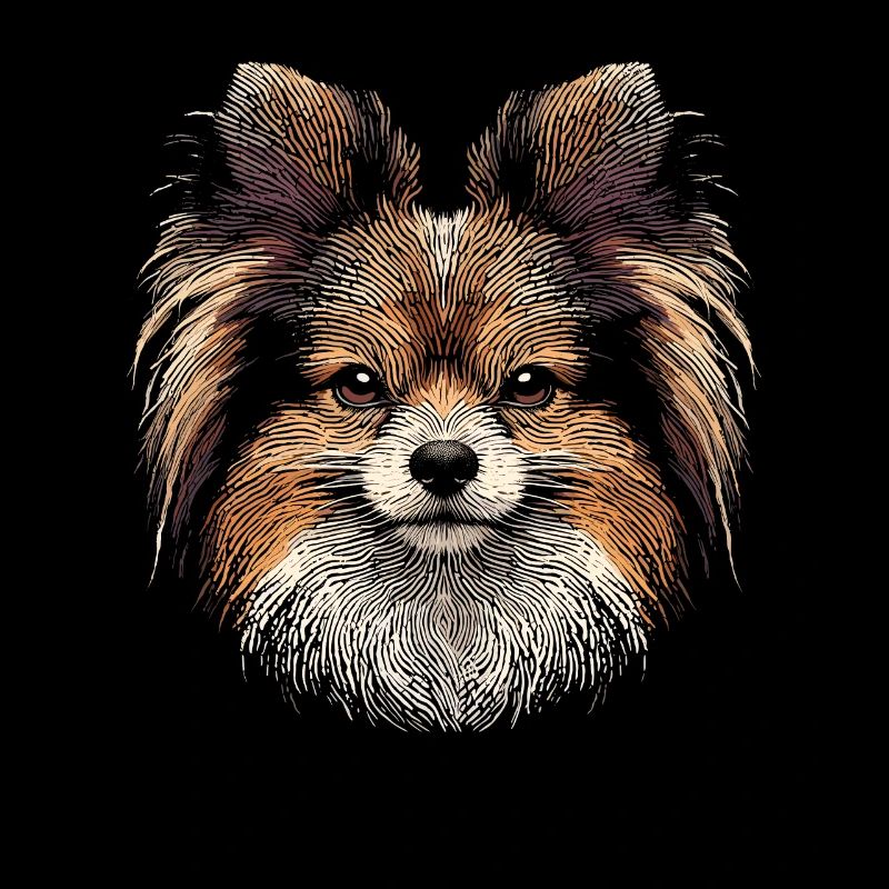 Empreinte digitale Papillon