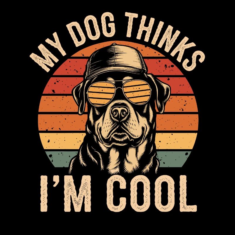 Rottweiler My dog thinks I'm cool