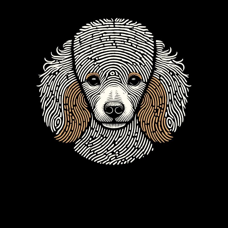 Empreinte digitale de caniche