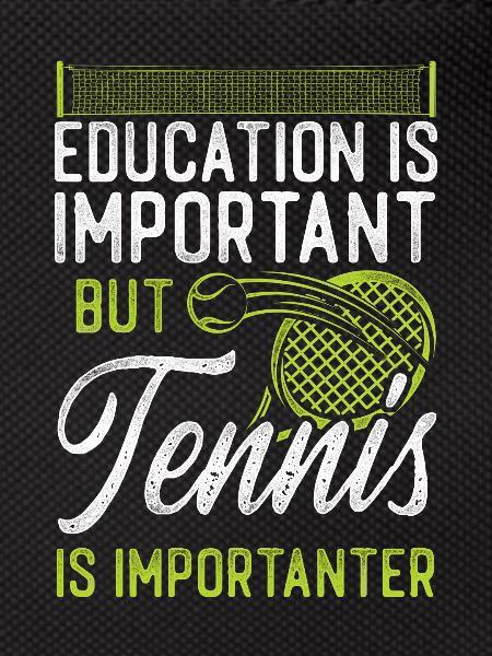 Funny Tennis Player Racket