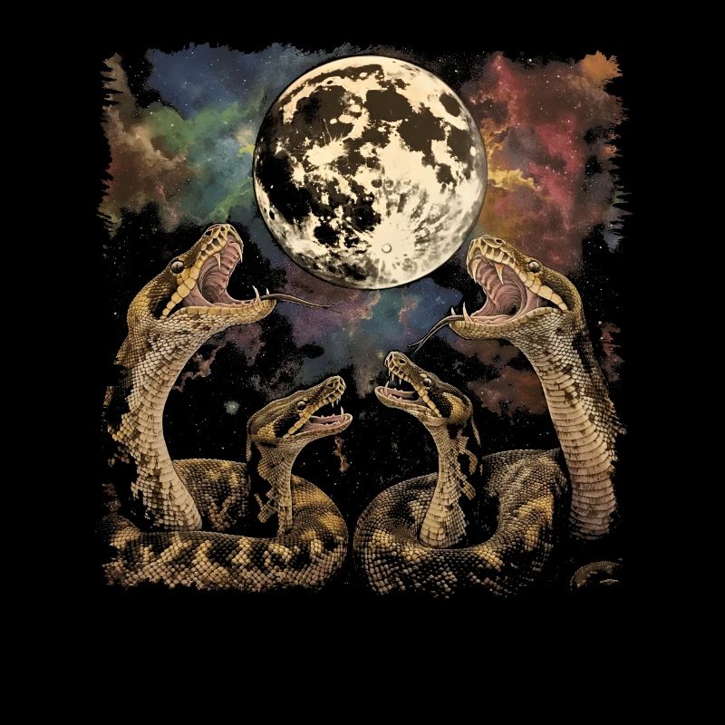 Kugelpython Schlange Heulender Mond