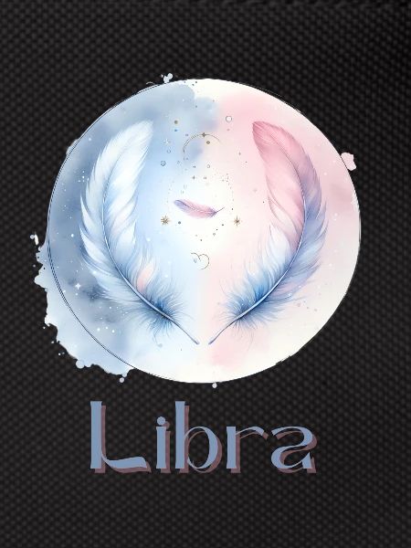 Elegantes Libra Sternzeichen Aquarell Geschenk