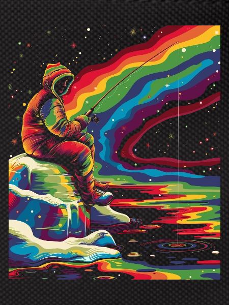 Fishing Fisherman Fisherman Popart