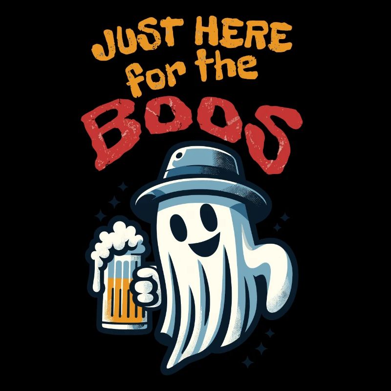 Halloween Ghost Party with Beer and Alcohol