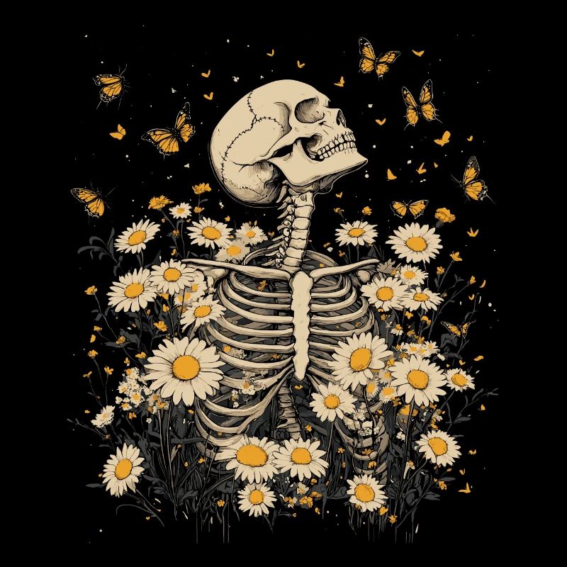 Skelett Blumen