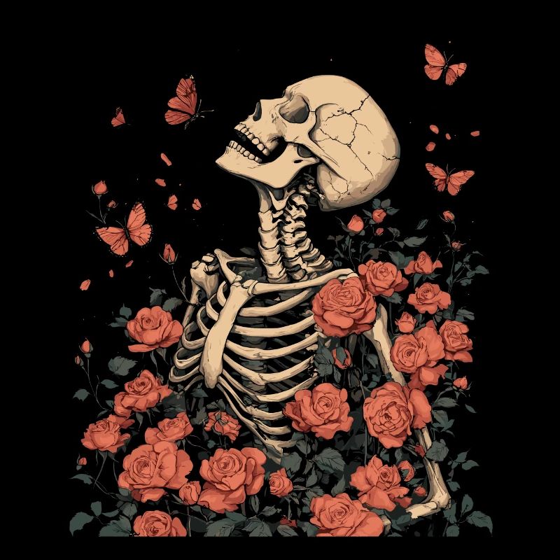 Skelett Blumen