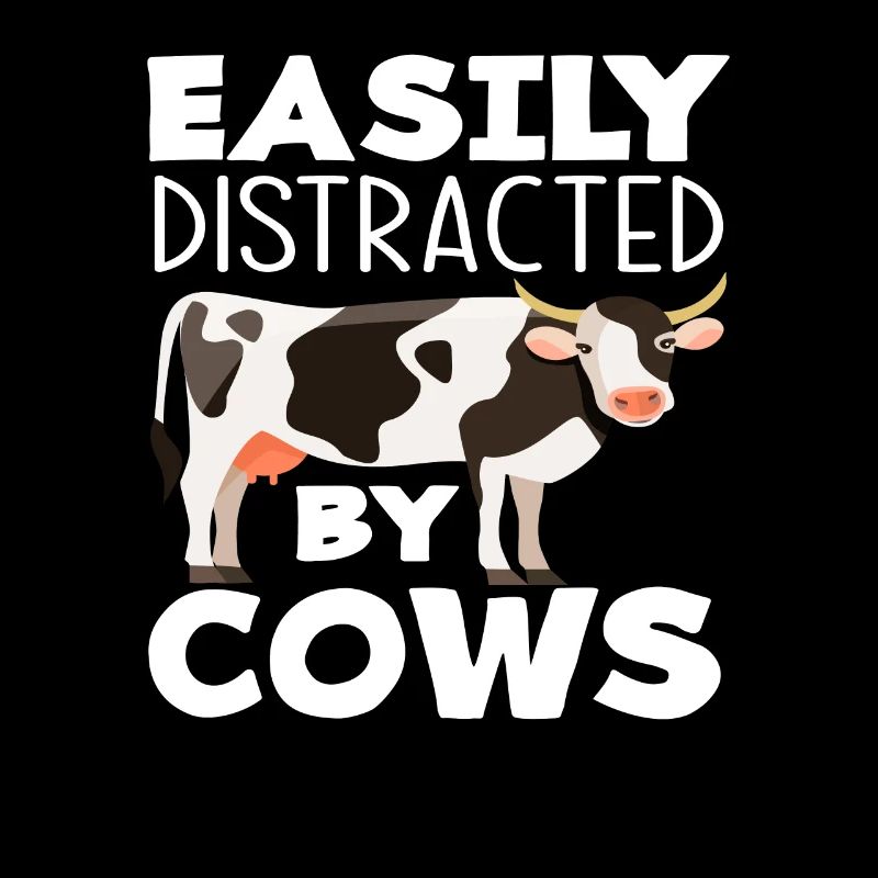 Facilement distrait par les vaches