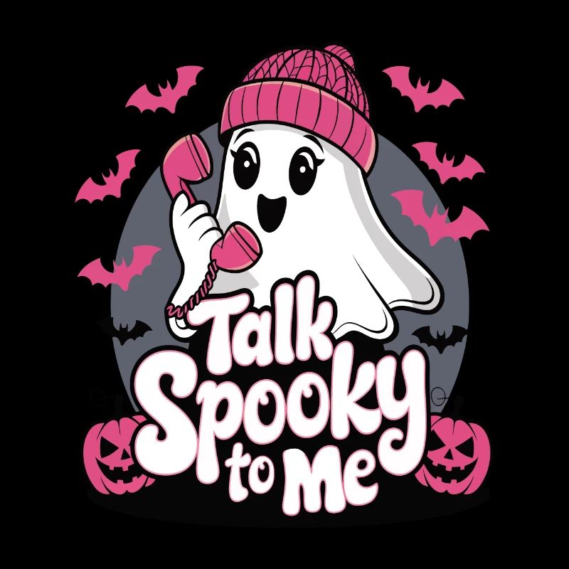 Halloween Ghost Funny Talk Effrayant pour moi