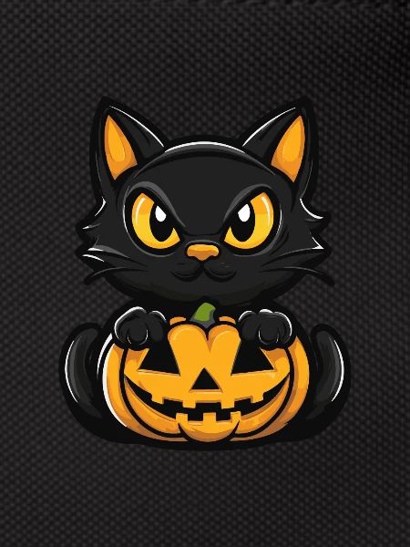 Cat Halloween Comic Cat