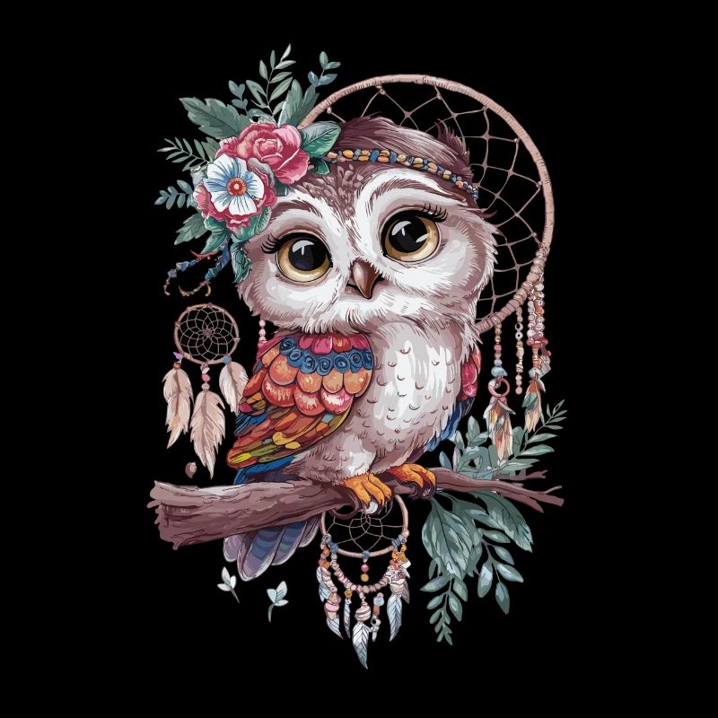 Eule Traumfänger Vogel Federn