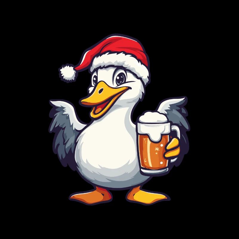 Gans Weihnachten Bier