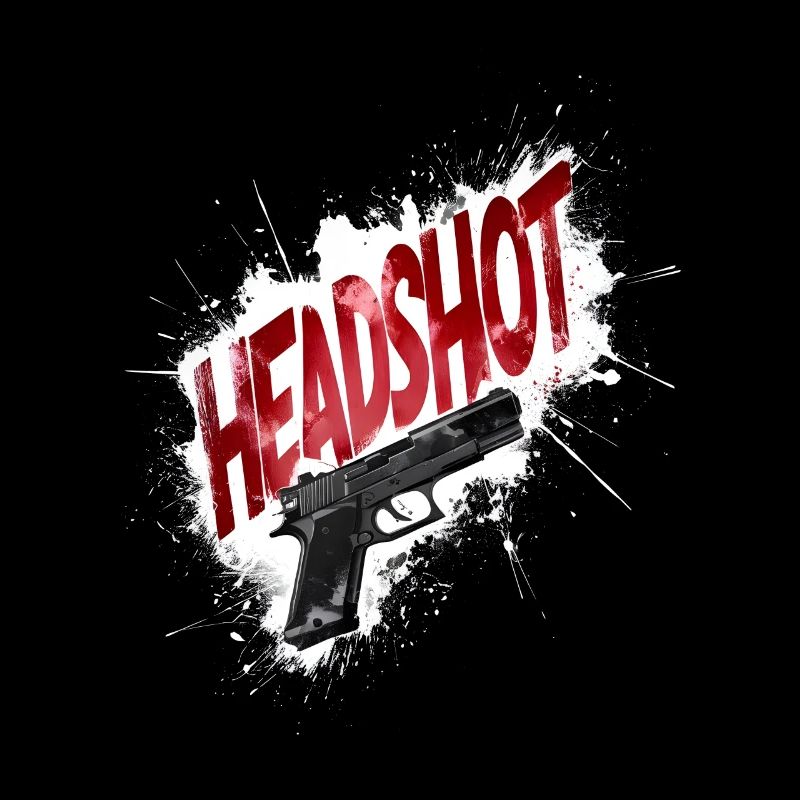 Pistolet d’arme de poing Headshot