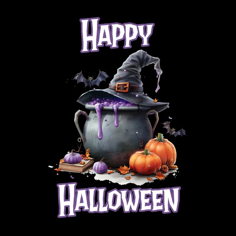 Halloween – Happy Halloween Witch's Kitchen Witch's Cauldron