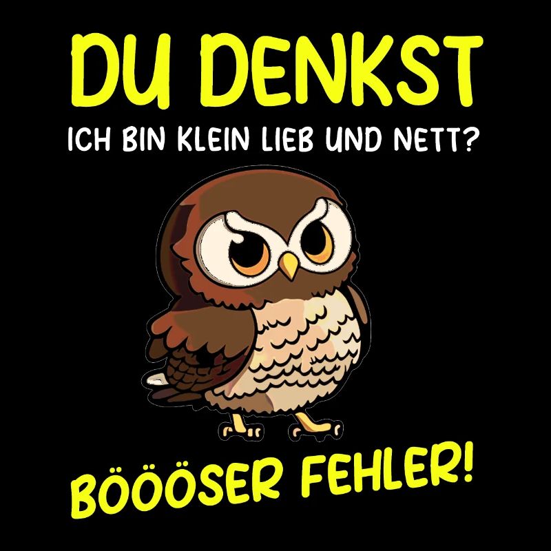 Eule Tshirt Lustig Witzig Humor Sarkasmus Büro