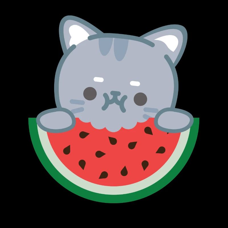 Melon pastèque Fruit d’été Cadeau végétalien