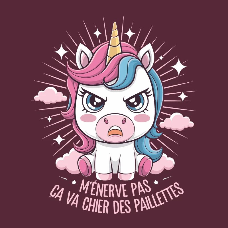 Sei mir nicht böse, das wird dir scheißen, Glitzer-Einhorn