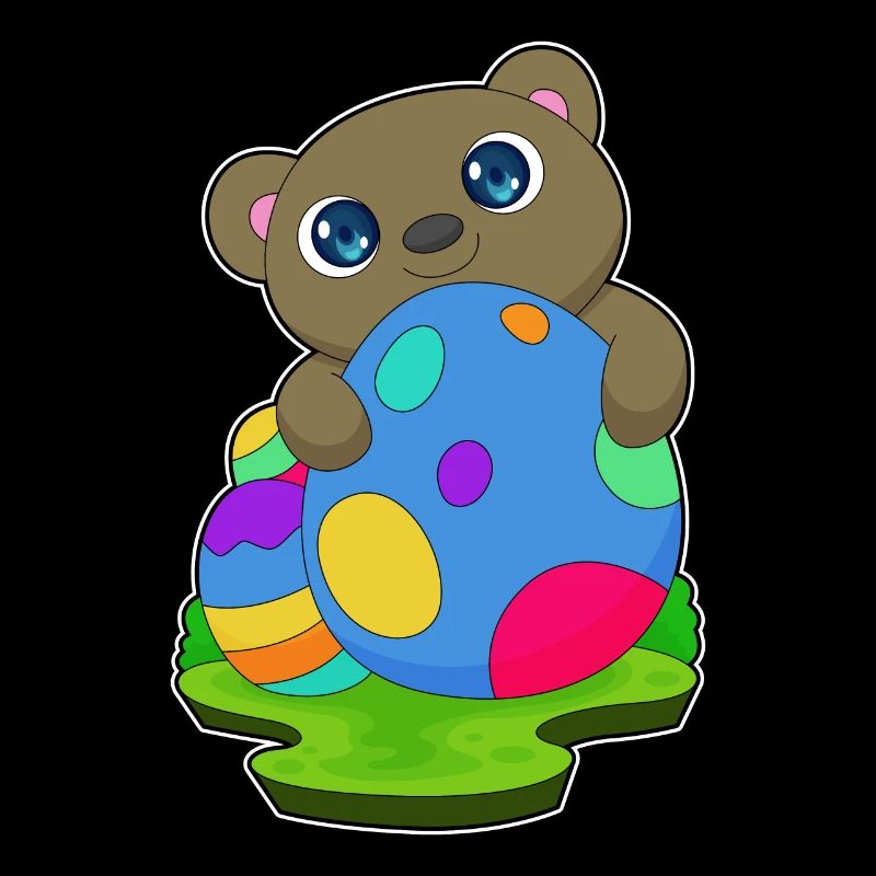 Œufs de Pâques Bear Easter