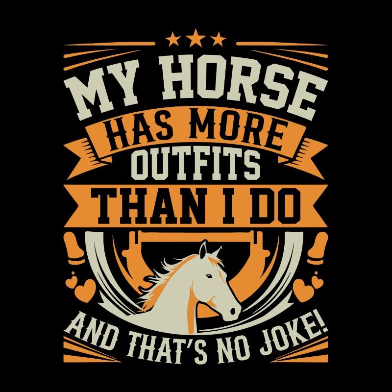 Mon cheval a plus de tenues que moi - et c’est n