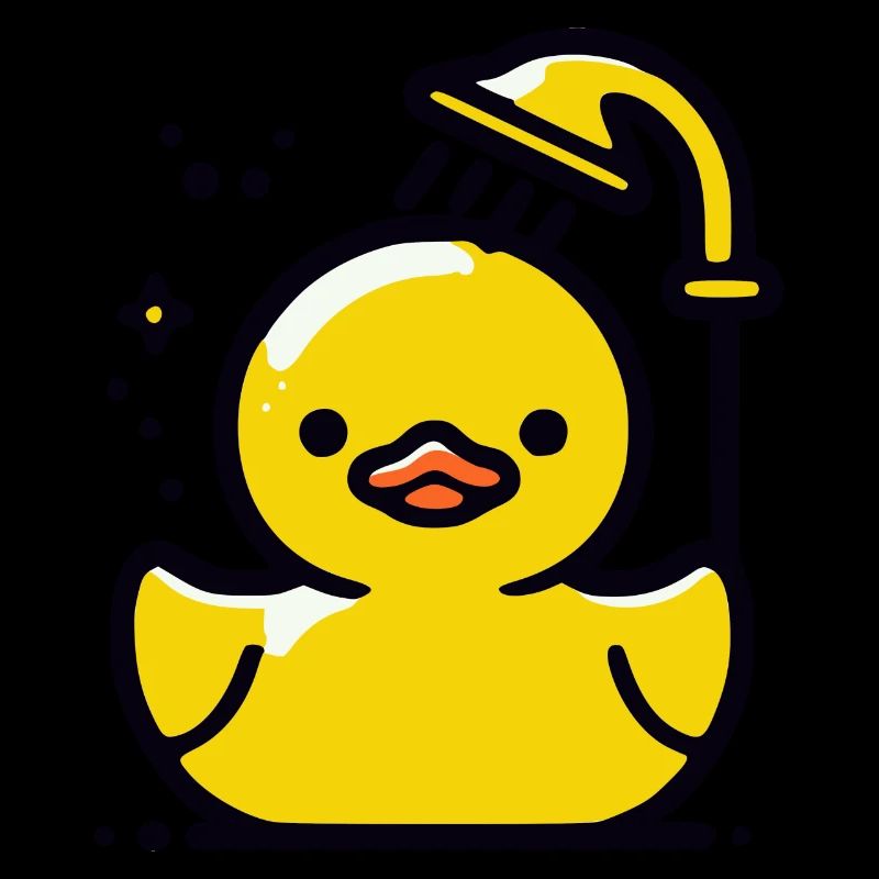 Squeaky Duck Yellow Duck Shower