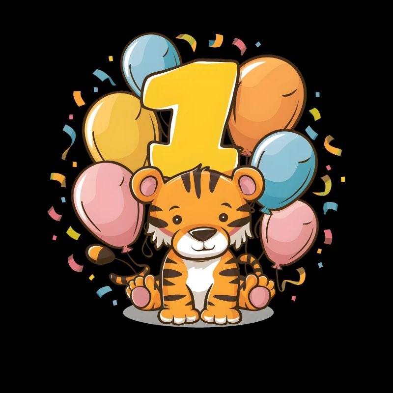 1. Geburtstag Tiger Kindergeburtstag