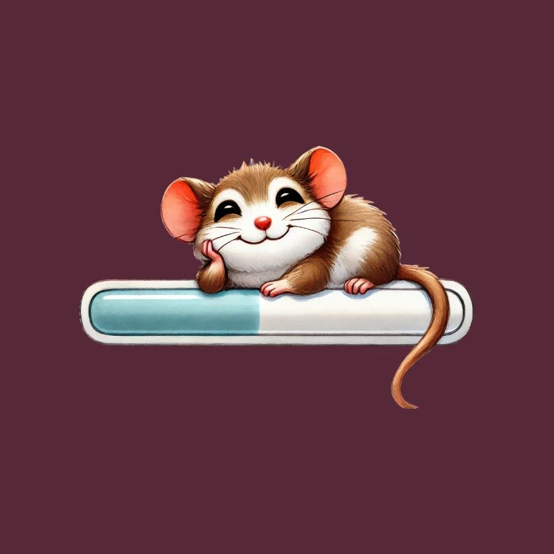 Relaxed mouse on loading bar