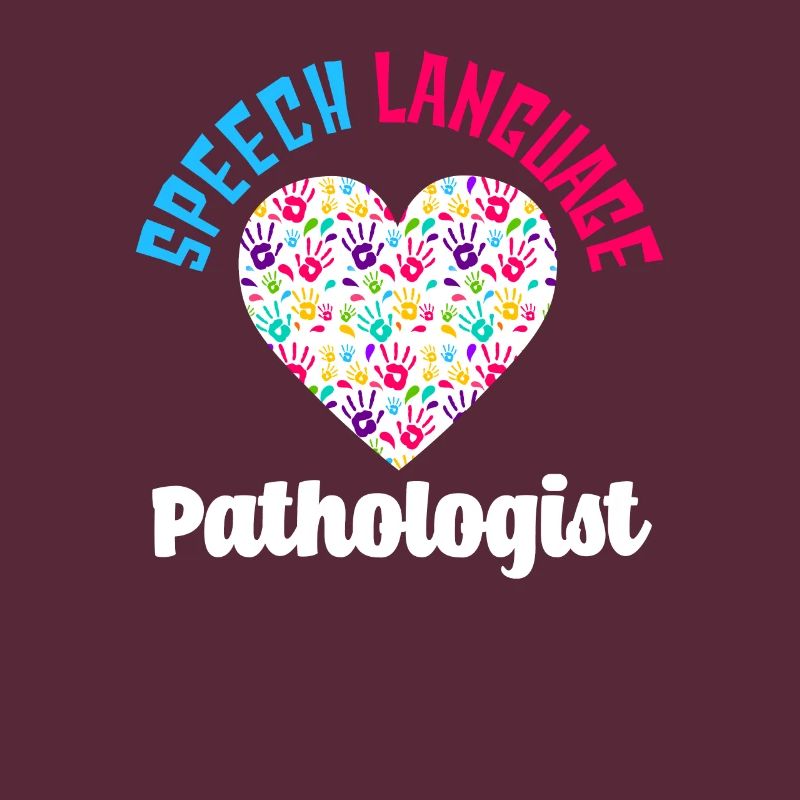 Speech Language Pathologist Heart Handprints