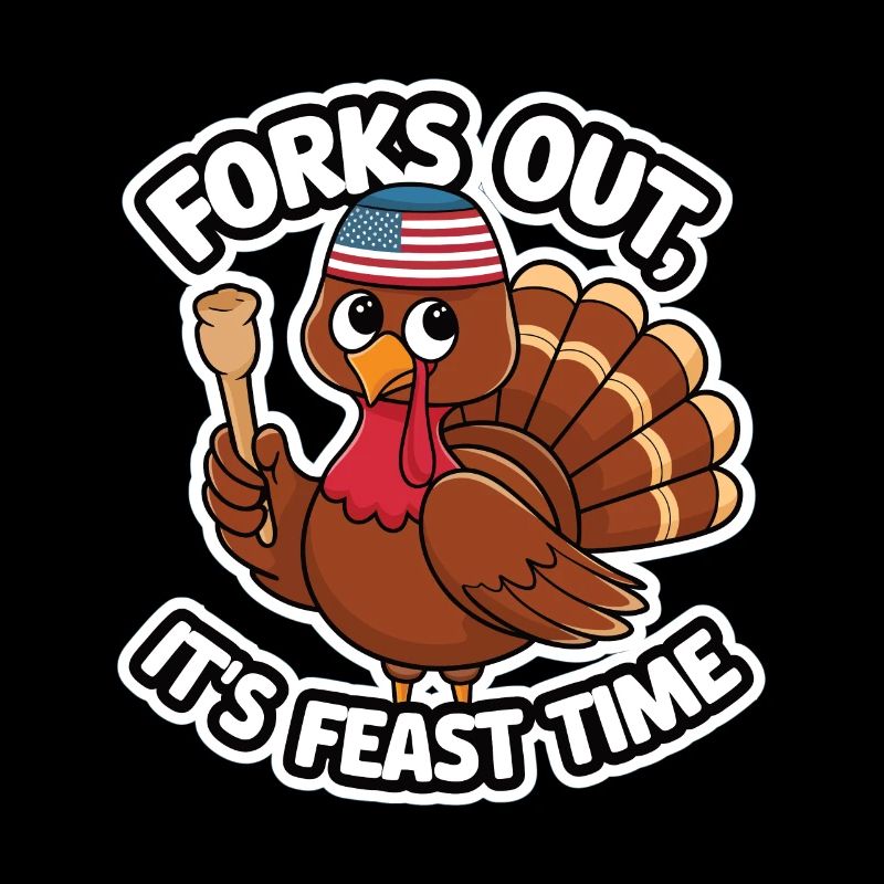 Dinde drôle de Thanksgiving