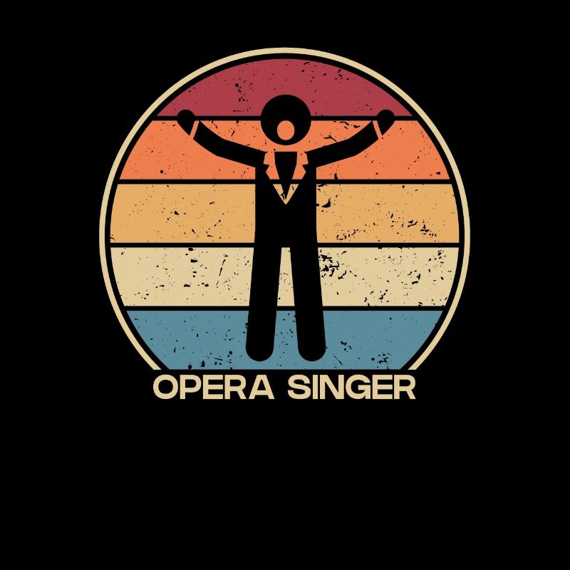 Retro Opera Singer Opera House Vocalist Lover