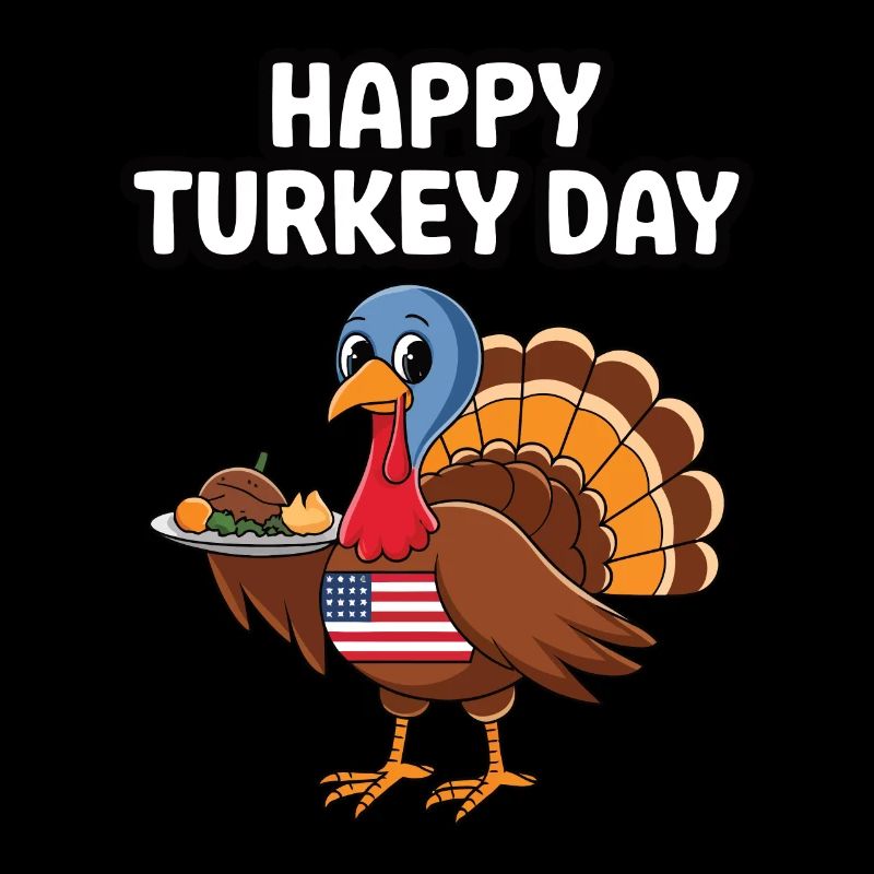 Lustiger Thanksgiving Truthahn