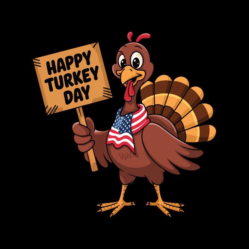 Dinde drôle de Thanksgiving