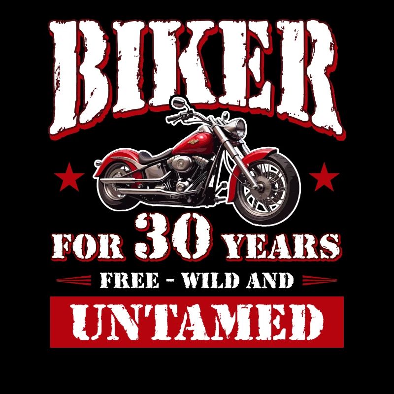 30 Geburtstag 1995 Motorradfahrer Motorrad