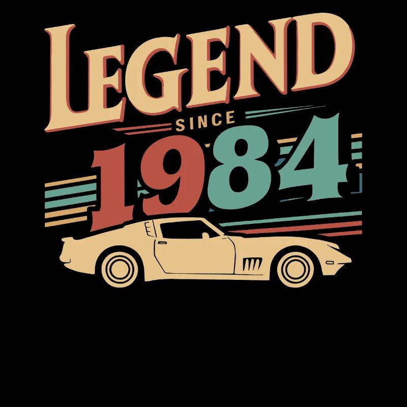 Legende seit 1984 Oldtimer Retro Style